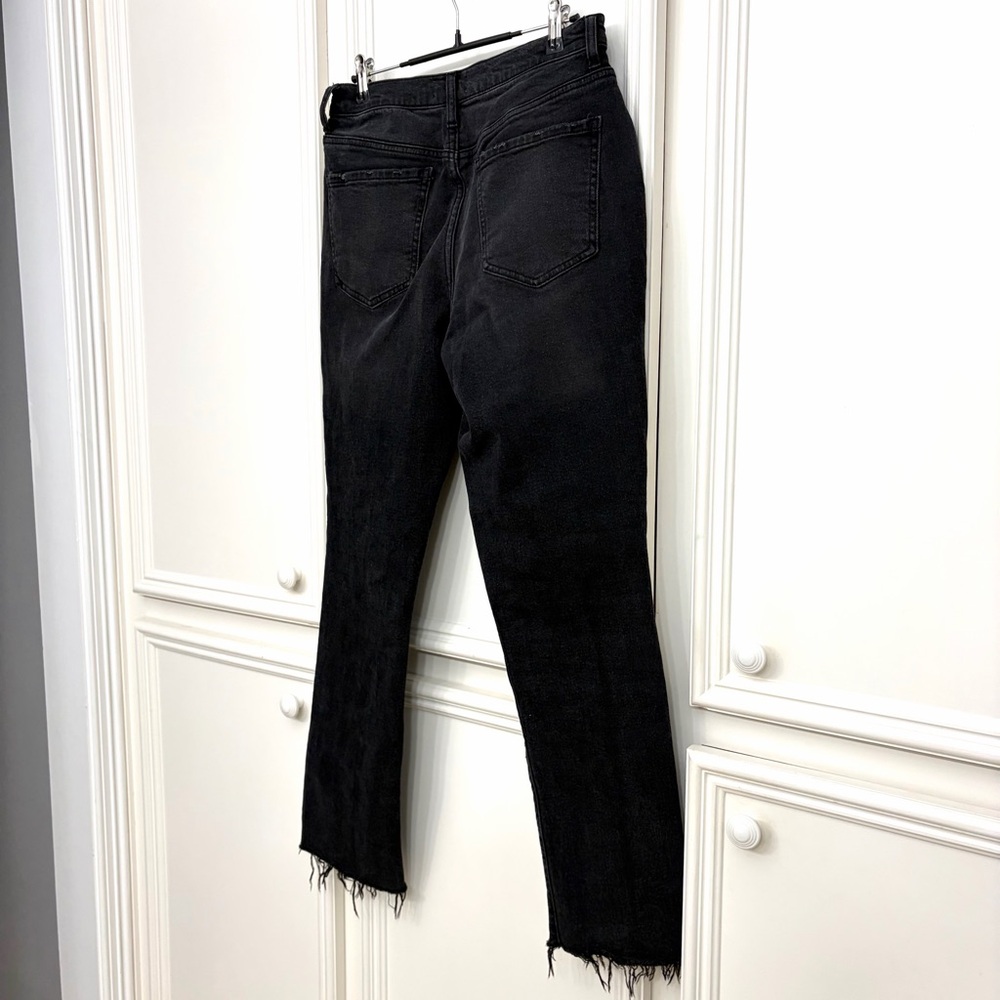 Oliver Logan Jeans Womens Size 28 Crosby Black Denim Raw Hem RN# 148766 EUC - Picture 7 of 10